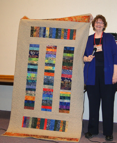 Cathy Hanson, "Wounded Warrior quilt"